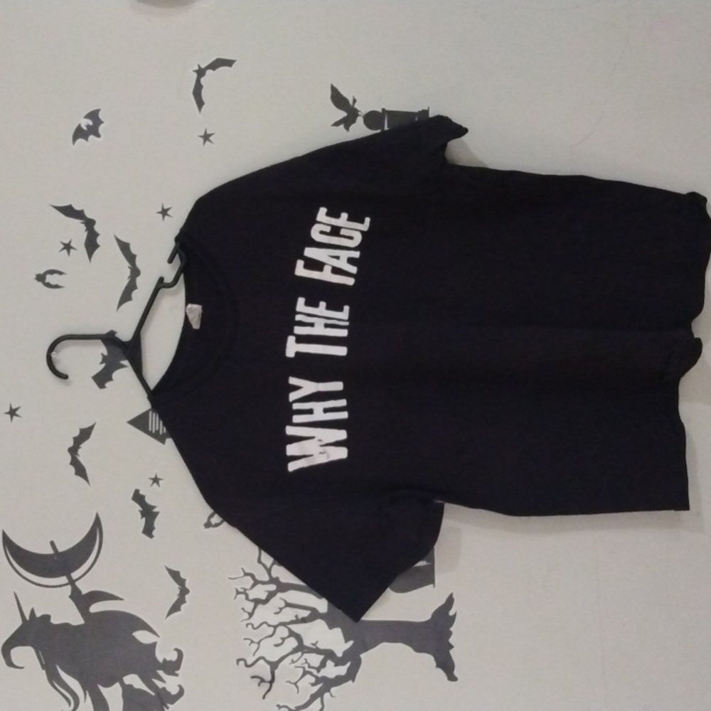 Why The Face Tee 🖤